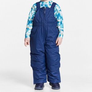 L.L. Bean Toddlers' Cold Buster Snow Bibs sz 3T navy